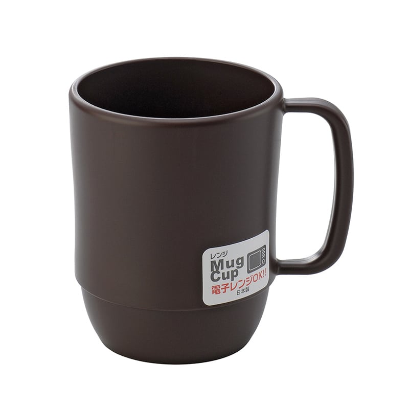 イノマタ化学 レンジマグカップ ブラウン 1116 1個（ご注文単位1個）【直送品】