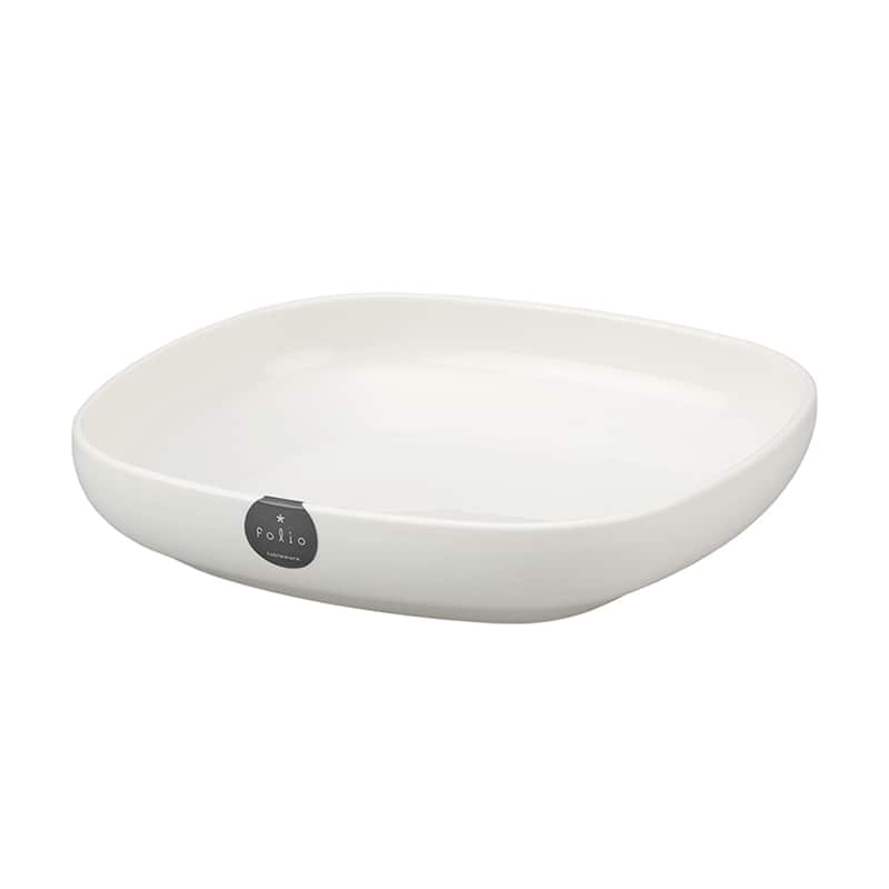 イノマタ化学 フォリオ ディッシュスクエア 17 ホワイト 1185 1個（ご注文単位1個）【直送品】