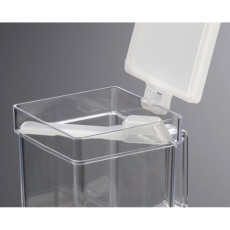 イノマタ化学 スクエアポット クリアーホワイト 1197 1個(ご注文単位1個)【直送品】