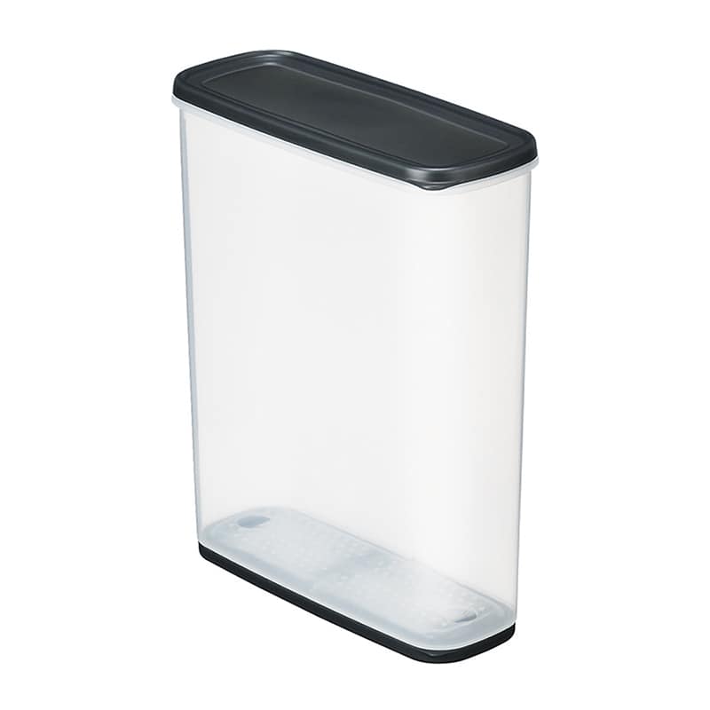 イノマタ化学 乾物ストッカー 6.0 クリアーブラック 1216 1個（ご注文単位1個）【直送品】