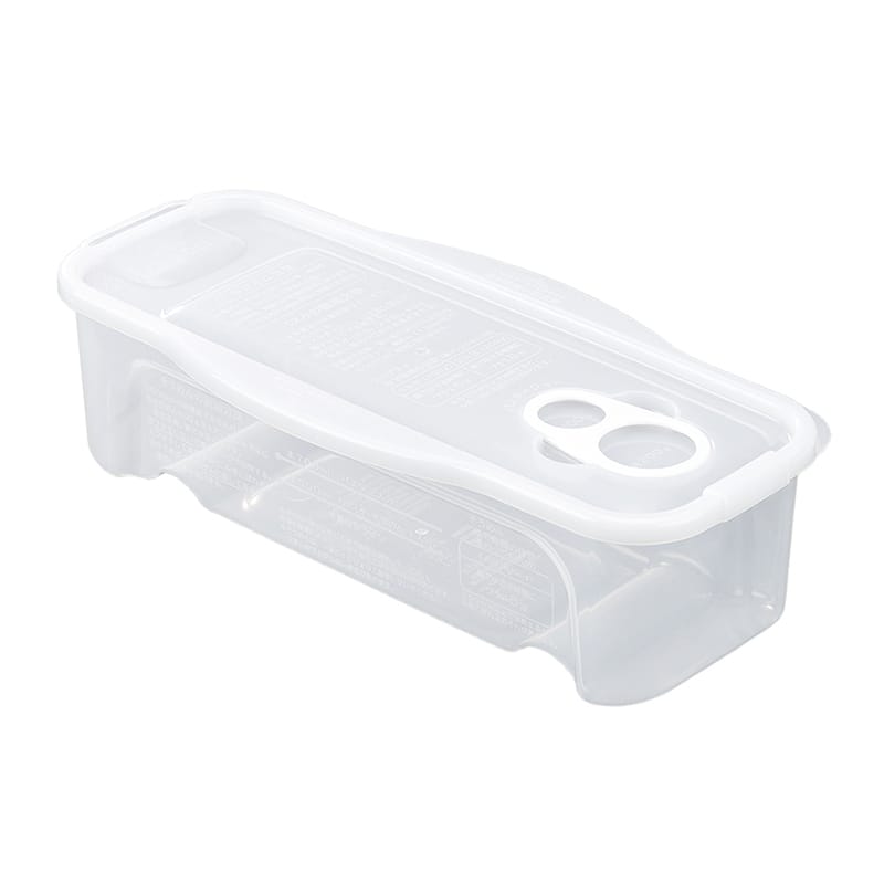 イノマタ化学 食品容器 レンジで簡単 パスタ用 クリアーホワイト 1714 1個（ご注文単位1個）【直送品】