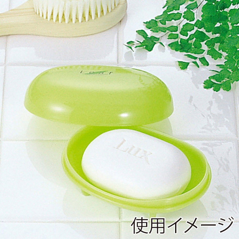 イノマタ化学 リーフ 石けん箱 グリーン 2101 1個(ご注文単位1個)【直送品】