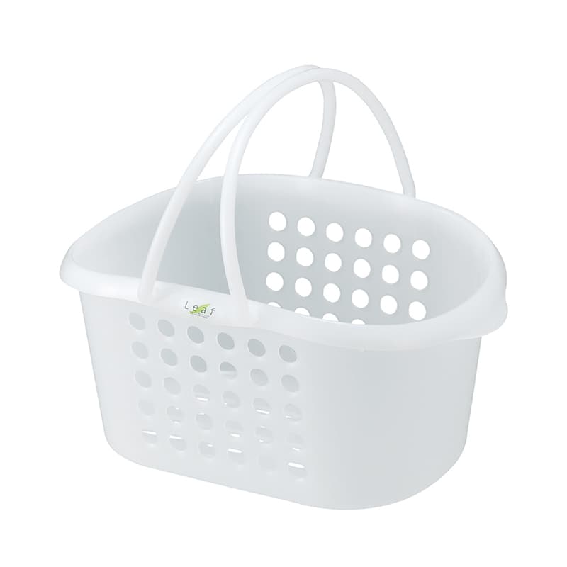 イノマタ化学 リーフ ハンディーバスケット ナチュラル 2105 1個（ご注文単位1個）【直送品】