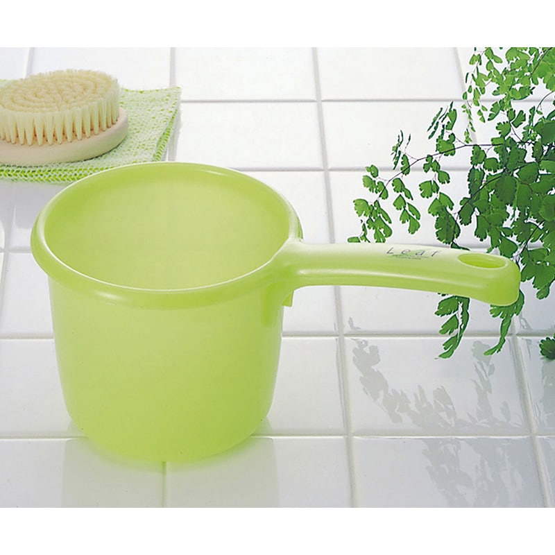 イノマタ化学 リーフ 手桶 グリーン 2109 1個（ご注文単位1個）【直送品】