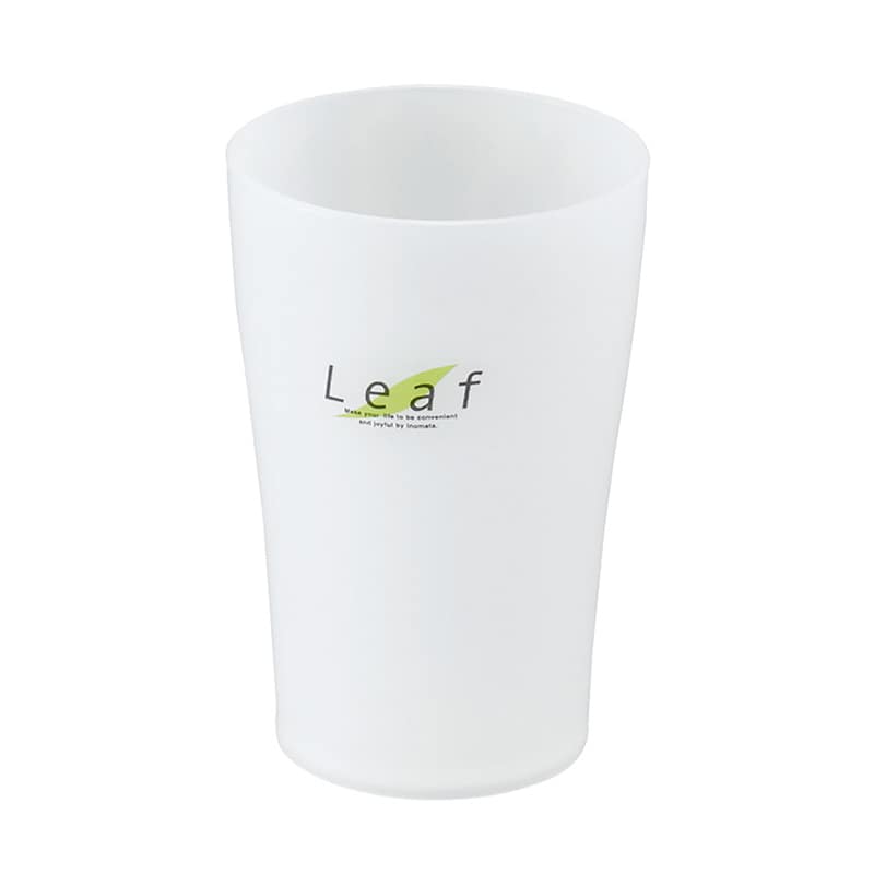 イノマタ化学 リーフ 洗面コップ ナチュラル 2121 1個（ご注文単位1個）【直送品】
