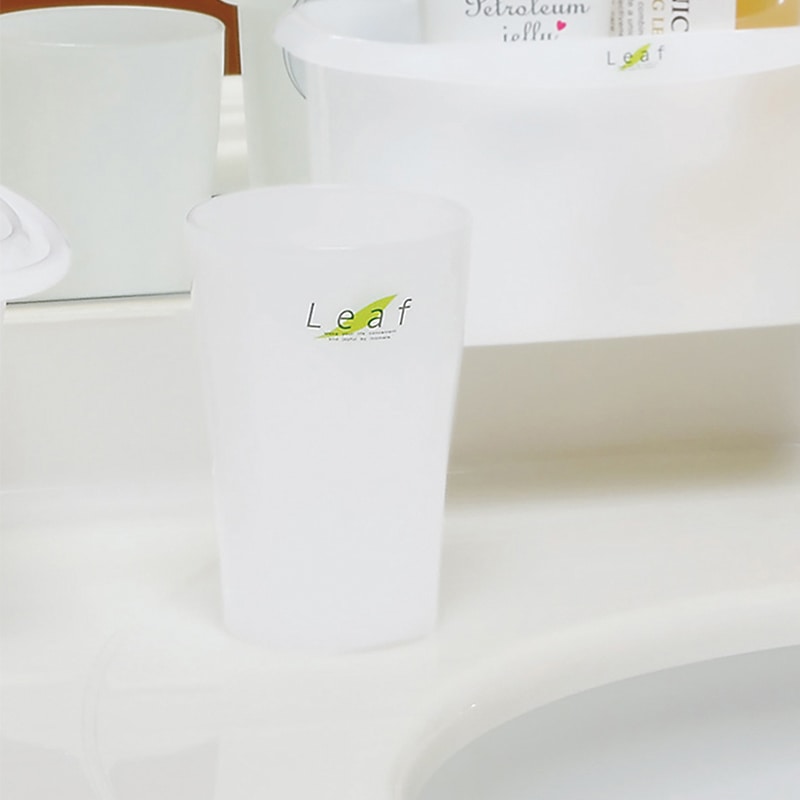 イノマタ化学 リーフ 洗面コップ ナチュラル 2121 1個(ご注文単位1個)【直送品】