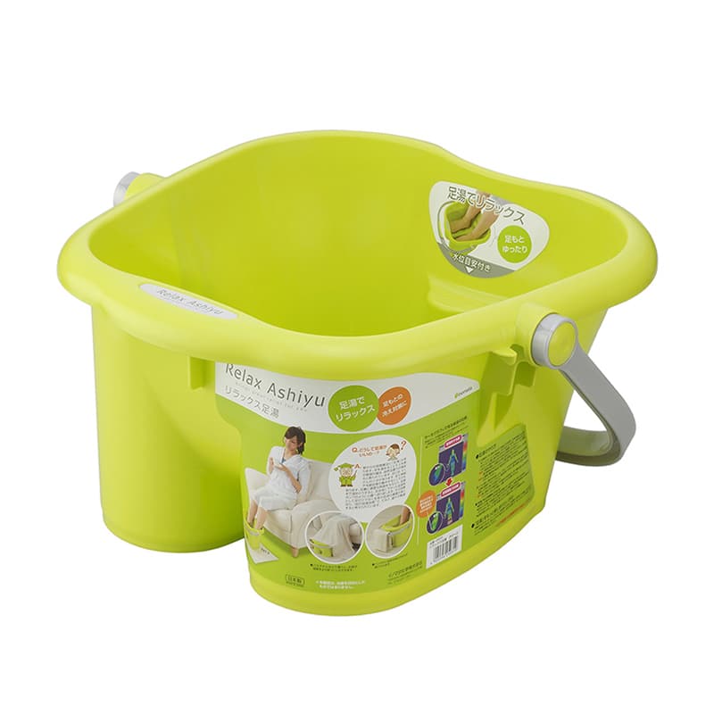 イノマタ化学 リラックス足湯 グリーン 2503 1個（ご注文単位1個）【直送品】