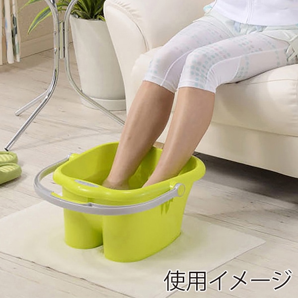 イノマタ化学 リラックス足湯 グリーン 2503 1個（ご注文単位1個）【直送品】