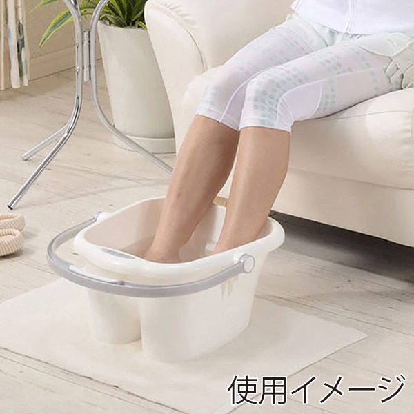 イノマタ化学 リラックス足湯 ホワイト 2503 1個(ご注文単位1個)【直送品】