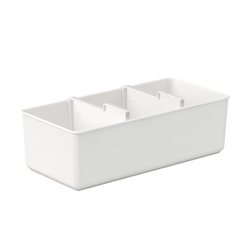 イノマタ化学 下着収納ケース M ホワイト 2953 1個（ご注文単位1個）【直送品】