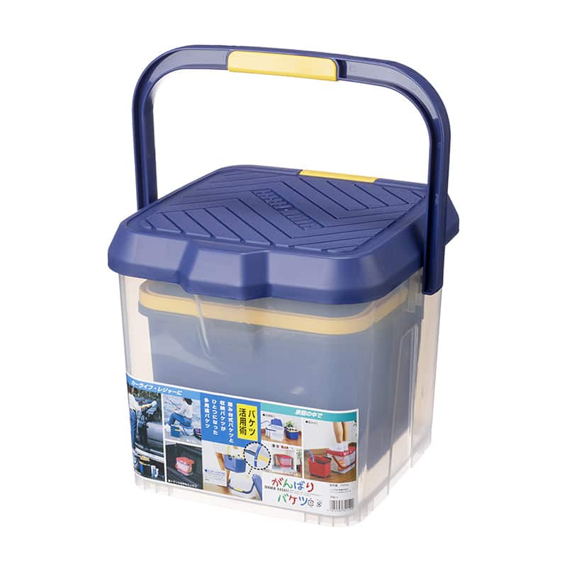 イノマタ化学 がんばりバケツ 15L ブルー 3217 1個（ご注文単位1個）【直送品】