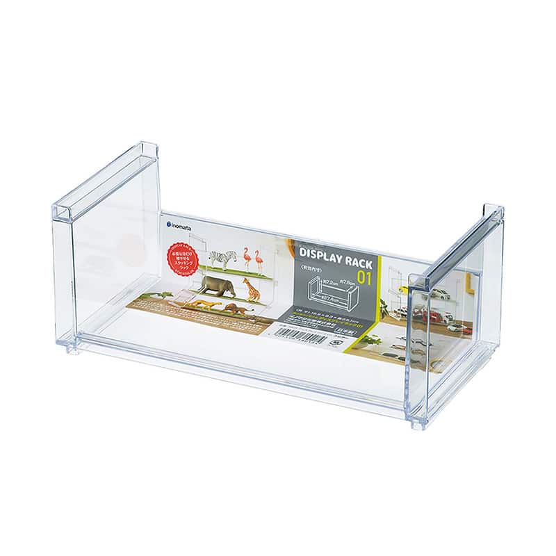 イノマタ化学 ディスプレイラック 01 クリアー 3801 1個（ご注文単位1個）【直送品】