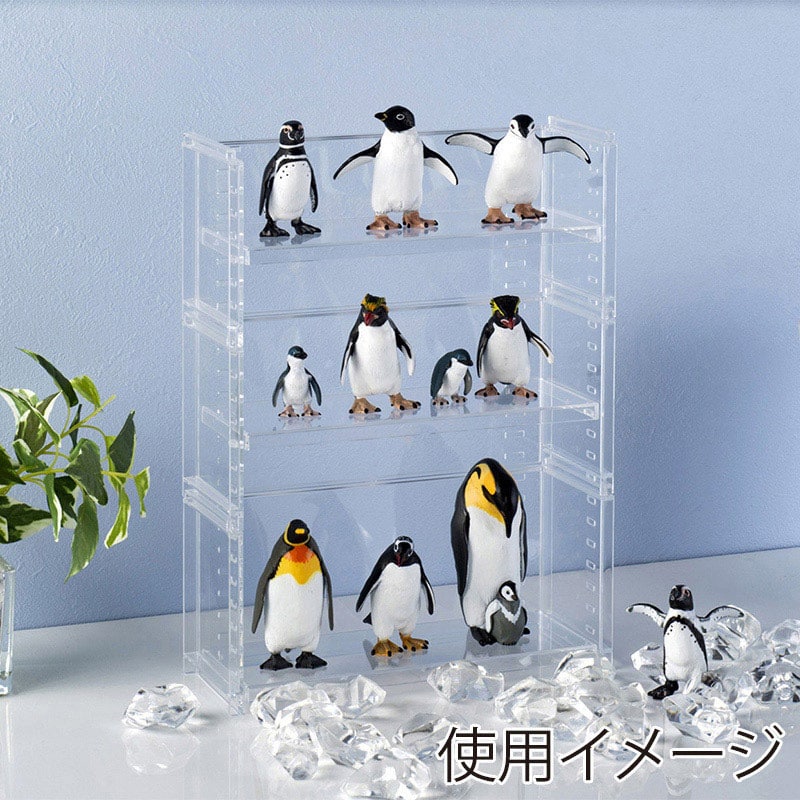 イノマタ化学 ディスプレイラック 03 クリアー 3803 1個（ご注文単位1個）【直送品】