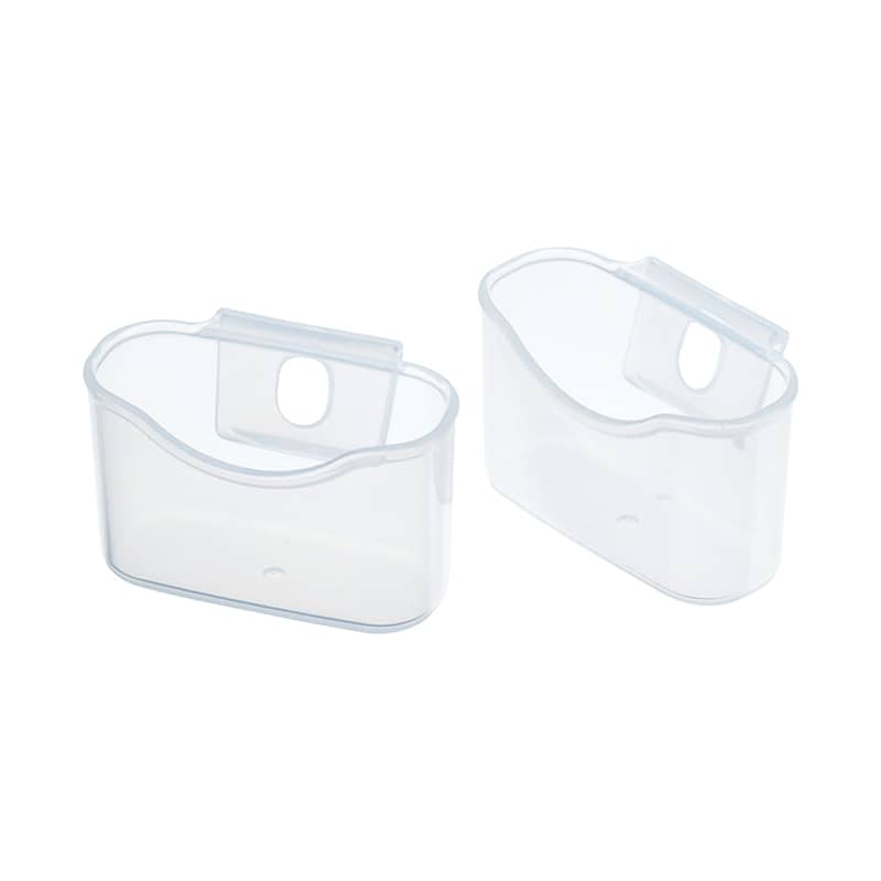 イノマタ化学 ペンたて用ポケット 2個組 クリアー 4390 1パック（ご注文単位1パック）【直送品】