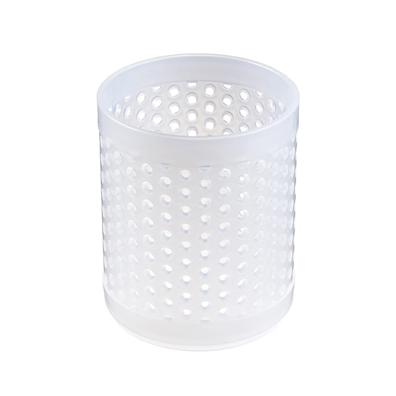 イノマタ化学 収納ケース ウィズ 539 丸 ナチュラル 4539 1個（ご注文単位1個）【直送品】