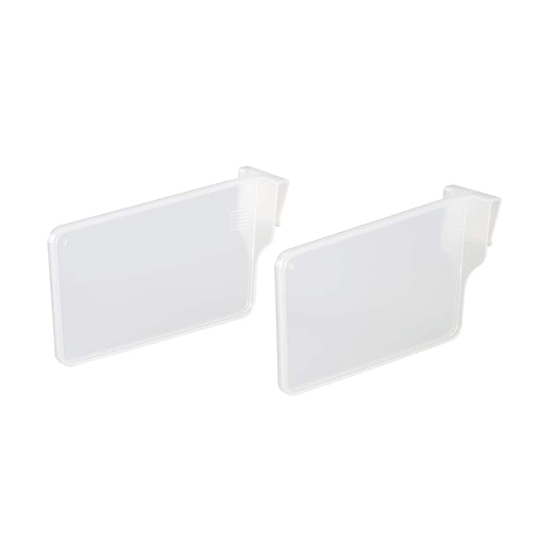 イノマタ化学 バスケット用仕切り L 2枚入 クリアー 4632 1パック（ご注文単位1パック）【直送品】