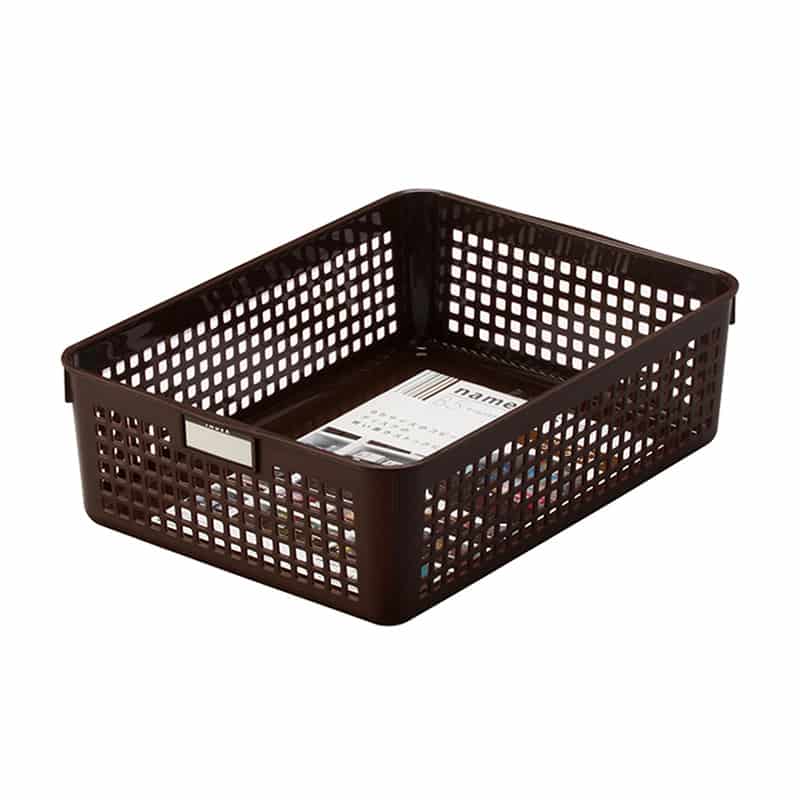 イノマタ化学 ネームバスケット B5 ブラウン 4583 1個（ご注文単位1個）【直送品】