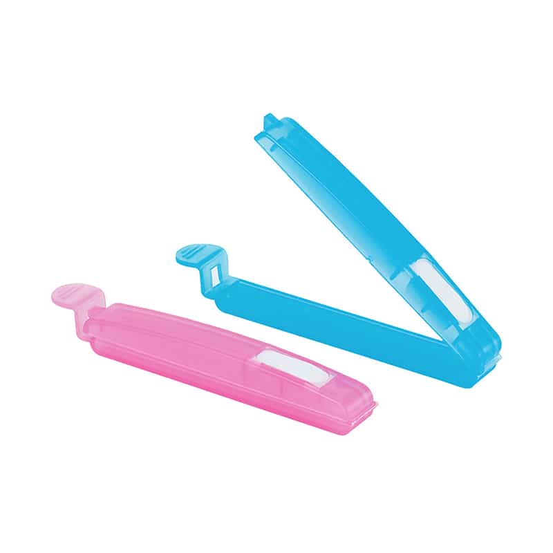 イノマタ化学 ネームクリップ L 2本入 2色アソート 6202 1パック（ご注文単位1パック）【直送品】