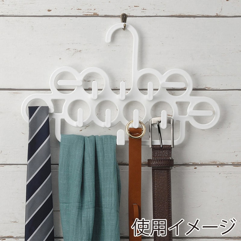 イノマタ化学 ネクベルハンガー ホワイト 6505 1個（ご注文単位1個）【直送品】