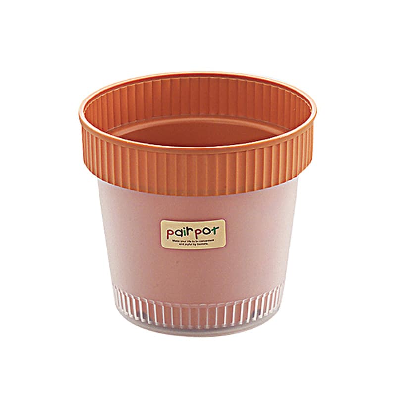 イノマタ化学 ペアポット ブラウン 7080 1個（ご注文単位1個）【直送品】