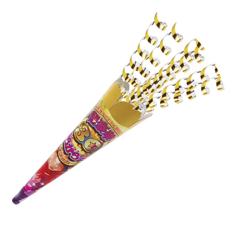 フジカ クラッカー　超豪華散らから～ず 30個入 STG-30-1300F　1袋（ご注文単位1袋）【直送品】