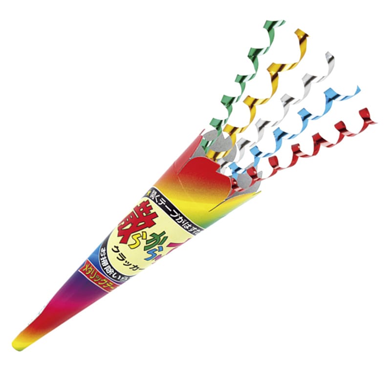 フジカ クラッカー 散らから~ず 100個入 ST-100SP 1袋(ご注文単位1袋)【直送品】