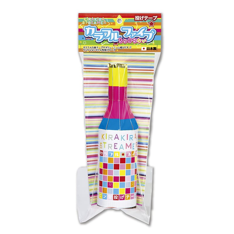 フジカ 投げテープ　カラフルファイブストリーマー　NCF-1　1本（ご注文単位1本）【直送品】