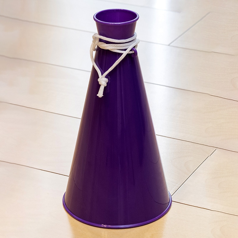 フジカ メガホン パープル 1本(ご注文単位1本)【直送品】