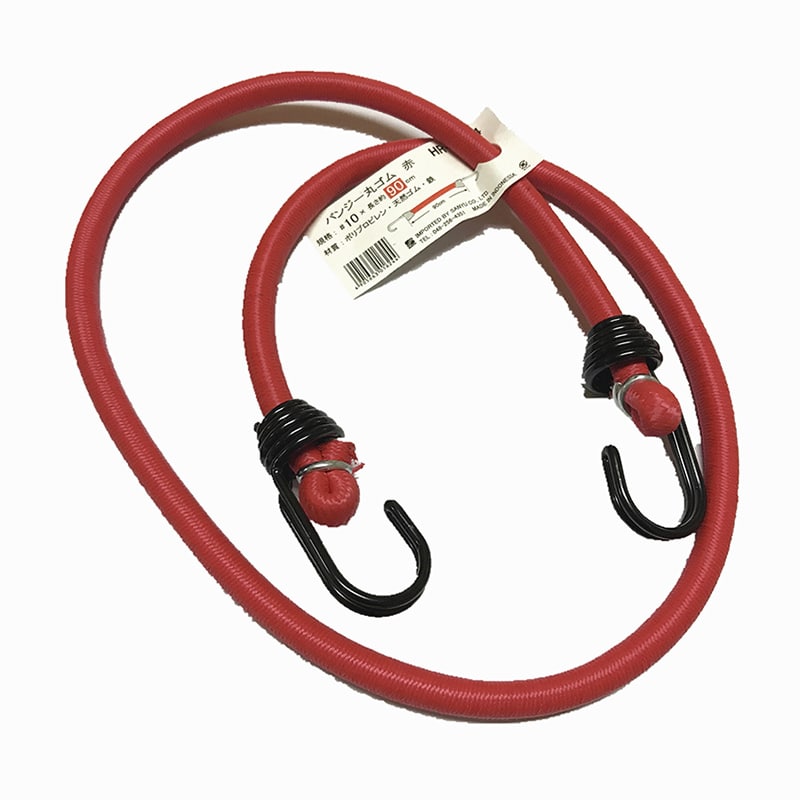 三友産業 バンジー丸ゴム #10×長さ90cm 赤 HR-1624 1本（ご注文単位60本）【直送品】