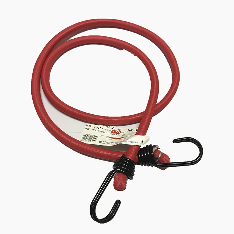三友産業 バンジー丸ゴム #10×長さ110cm 赤 HR-1629 1本（ご注文単位60本）【直送品】