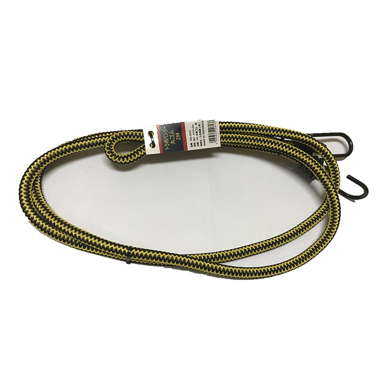 三友産業 バンジー丸ゴム トラ柄 φ10mm×2m HR-2613 1本（ご注文単位50本）【直送品】