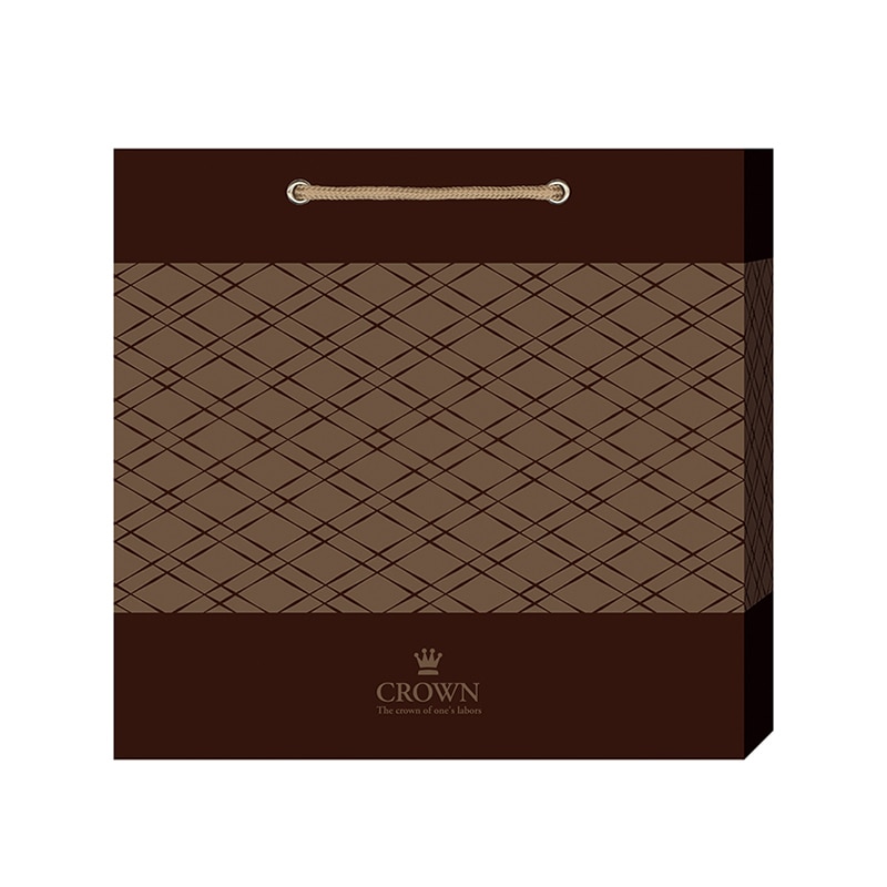 ラクスルクラフツ 手提げ紙袋 ミニデラックス 318 90000318 10枚/袋（ご注文単位10袋）【直送品】