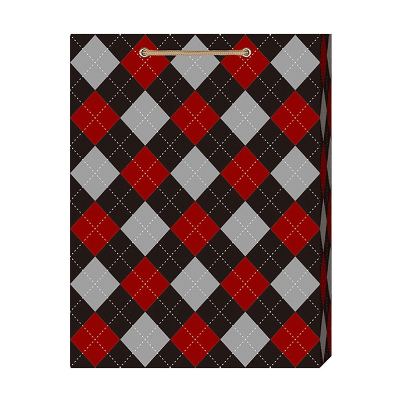 ラクスルクラフツ 手提げ紙袋 ロングデラックス 755 90000755 10枚/袋（ご注文単位10袋）【直送品】