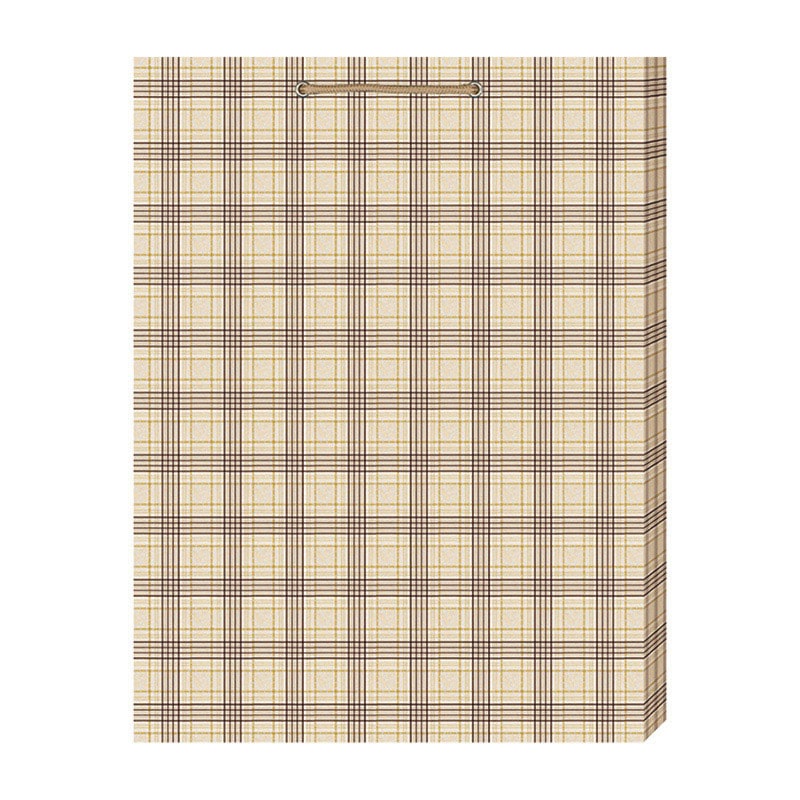 ラクスルクラフツ 手提げ紙袋 LPデラックス 814 90000814 10枚/袋（ご注文単位10袋）【直送品】