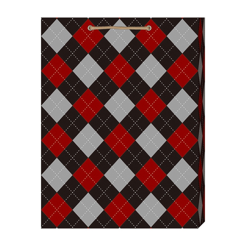 ラクスルクラフツ 手提げ紙袋 LPデラックス 855 90000855 10枚/袋（ご注文単位10袋）【直送品】