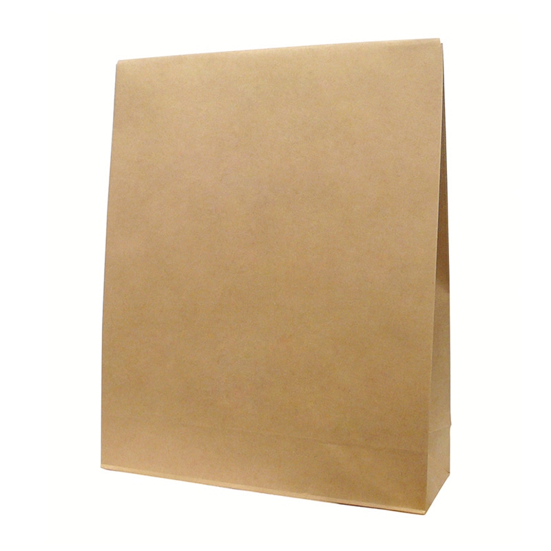 ラクスルクラフツ 宅配袋 大 茶未晒 90004300 10枚/袋（ご注文単位20袋）【直送品】