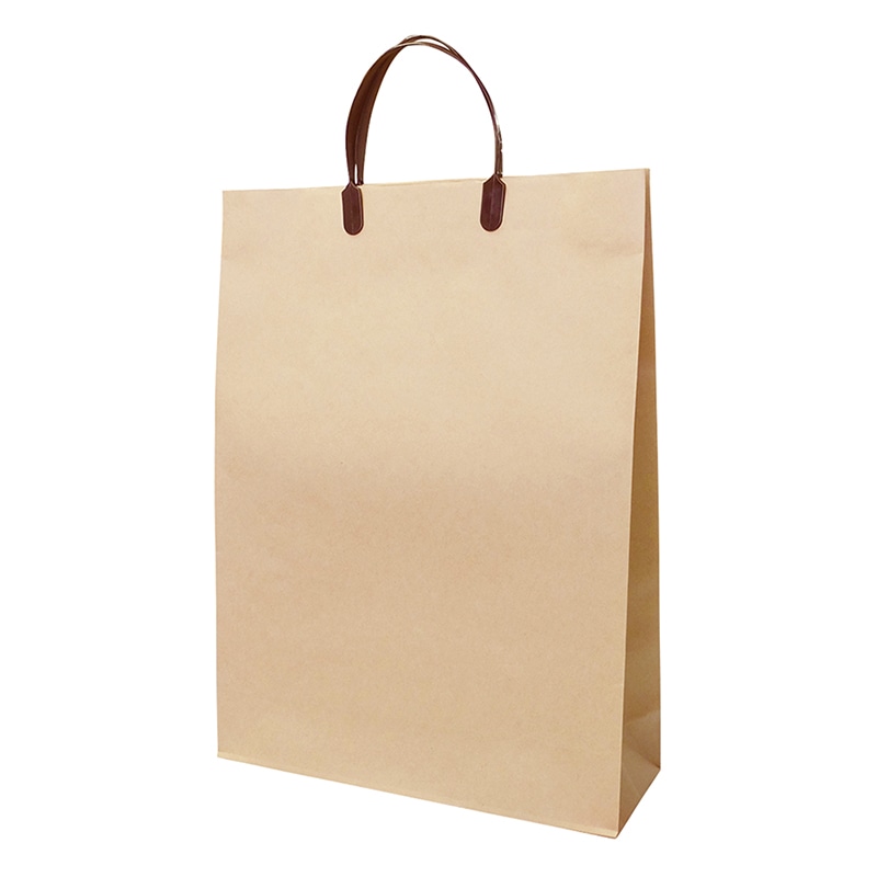 ラクスルクラフツ 手提げ紙袋 ラミクラフトバッグ 大 タテ型 90003300 10枚/袋（ご注文単位10袋）【直送品】