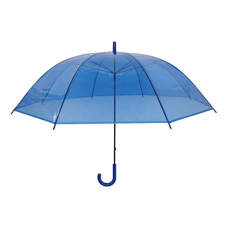 ラクスルクラフツ POE傘 60 ブルー 90204022 1本（ご注文単位60本）【直送品】