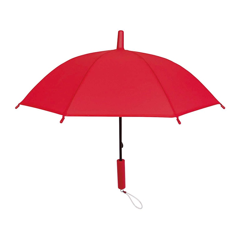 ラクスルクラフツ まち傘 シグナルレッド 90210047 1本（ご注文単位30本）【直送品】