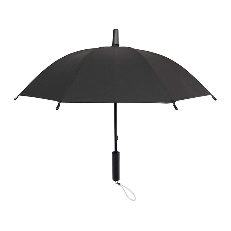 ラクスルクラフツ まち傘 シェルターブラック 90210018 1本（ご注文単位30本）【直送品】