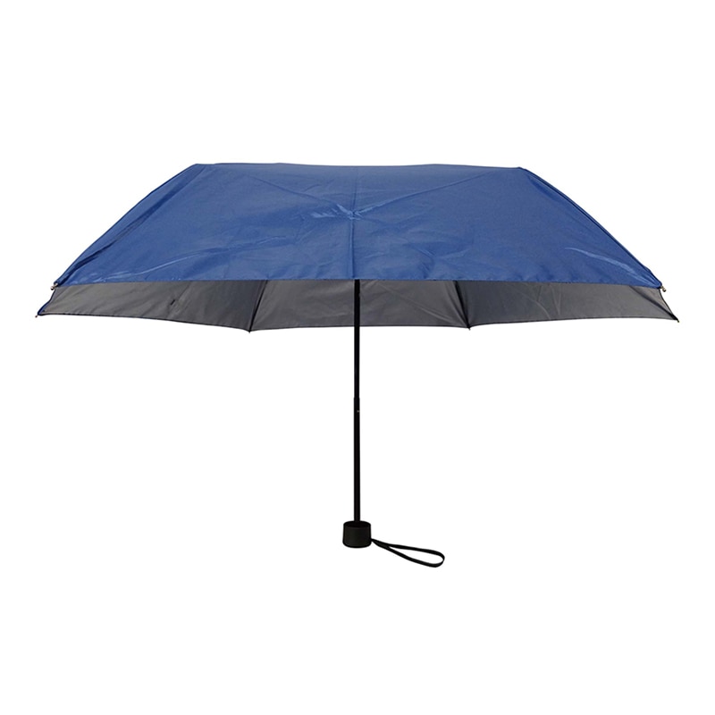 ラクスルクラフツ 晴雨兼用 折り畳み傘 6本骨 ネイビー 90242020 1本（ご注文単位60本）【直送品】