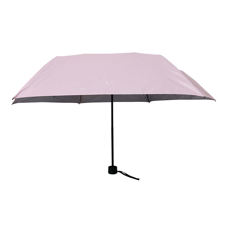 ラクスルクラフツ 晴雨兼用 折り畳み傘 6本骨 シュガーピンク 90242053 1本（ご注文単位60本）【直送品】