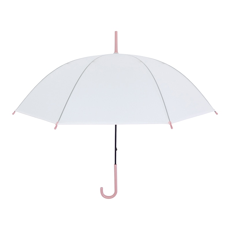 ラクスルクラフツ スリムエンボス傘 55 ピンク 90206051 1本（ご注文単位60本）【直送品】