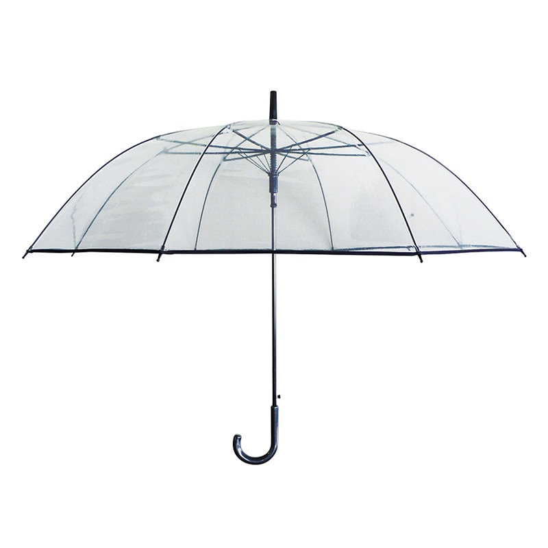 ラクスルクラフツ POE傘 70cm 大判 ジャンプ ブラック 90208019 1本（ご注文単位30本）【直送品】