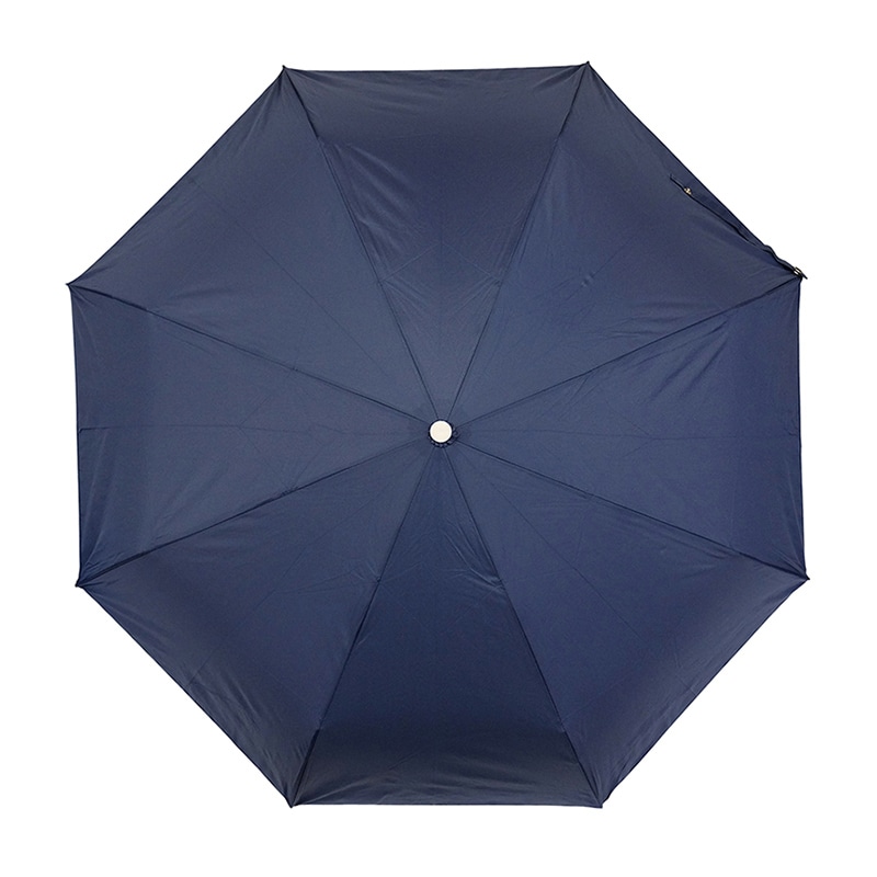 ラクスルクラフツ アルミ軽量 3段折り畳み傘 ネイビー 90240020 1本（ご注文単位60本）【直送品】