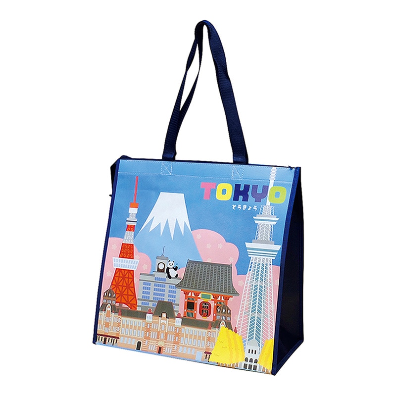 ラクスルクラフツ 不織布バッグ スーベニアバッグ 東京 90360080 10枚/袋（ご注文単位10袋）【直送品】