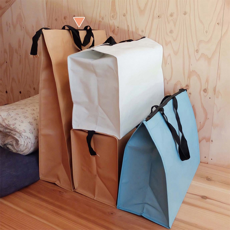 ラクスルクラフツ PPクロスバッグ ラミクロスバッグ L ライトブラウン 90370775 10枚/袋(ご注文単位10袋)【直送品】