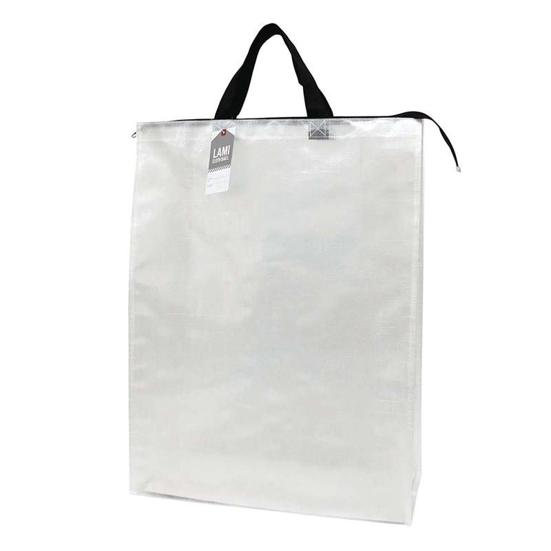 ラクスルクラフツ PPクロスバッグ ラミクロスバッグ L クリア 90370700 10枚/袋（ご注文単位10袋）【直送品】