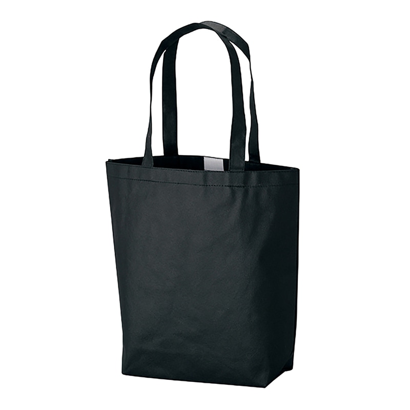 ラクスルクラフツ 不織布バッグ ソフトバッグ TOTE-M ブラック 90381019 10枚/袋(ご注文単位10袋)【直送品】