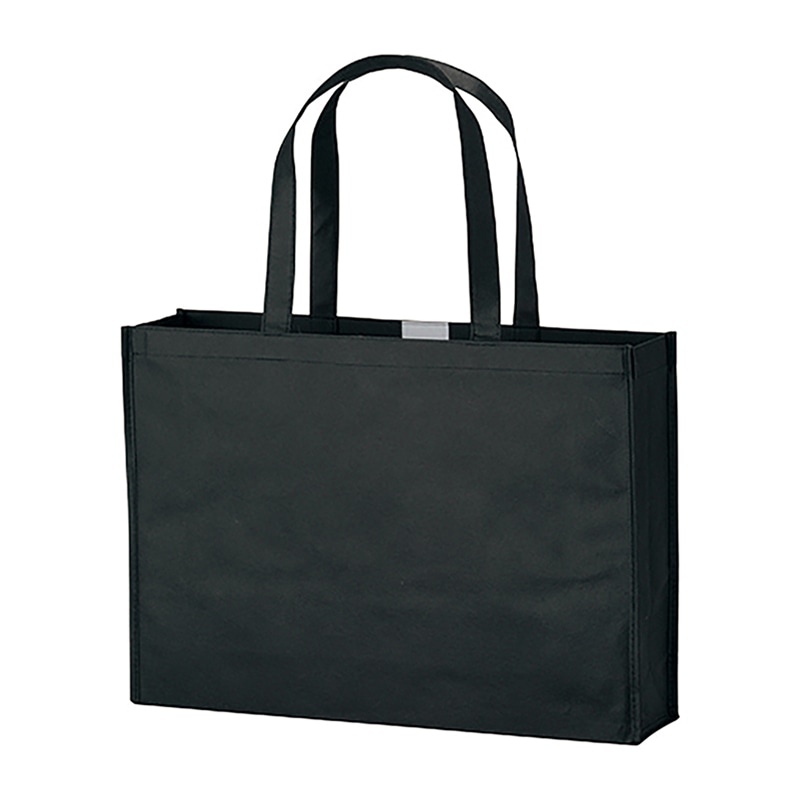 ラクスルクラフツ 不織布バッグ ビズソフトバッグ WG-A3 ブラック 90385019 10枚/袋(ご注文単位10袋)【直送品】